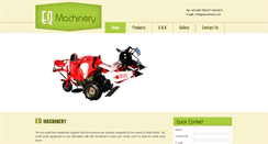 Desktop Screenshot of eqmachinery.com