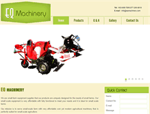 Tablet Screenshot of eqmachinery.com